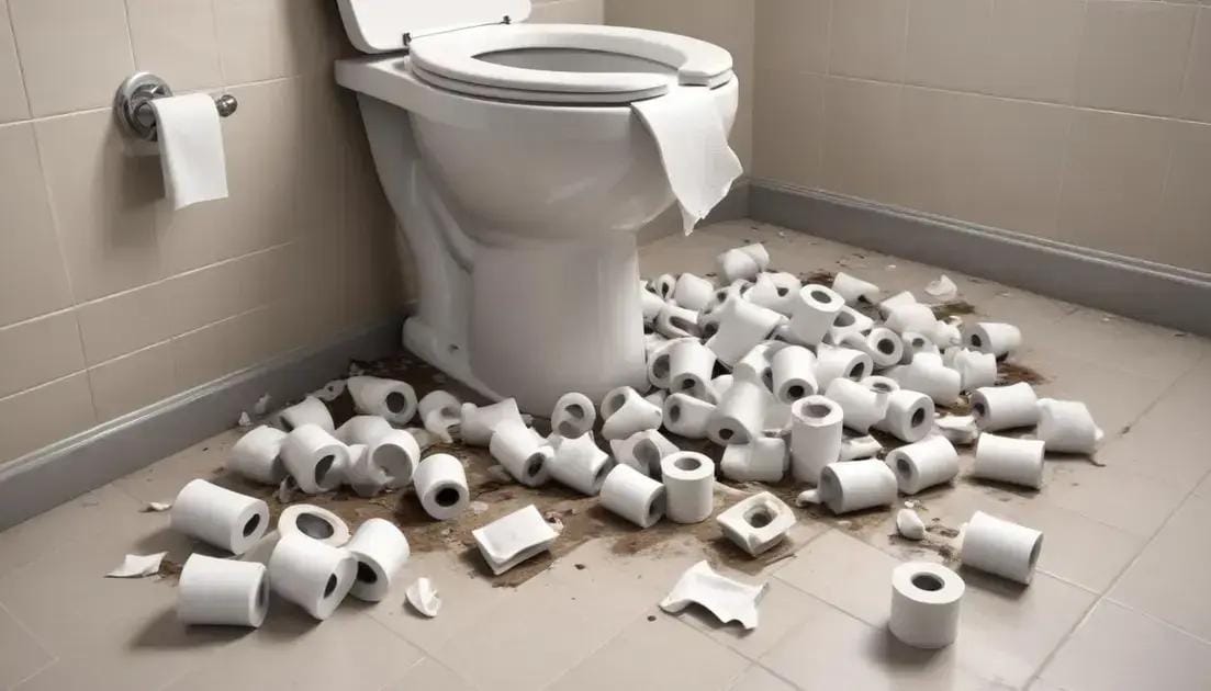  Dejetos acumulados